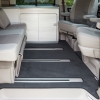 Veloursteppich für Fahrgastraum VW T6/T5 California ​Ocean, Coast, Comfortline, 3 Bodenschienen, Design 